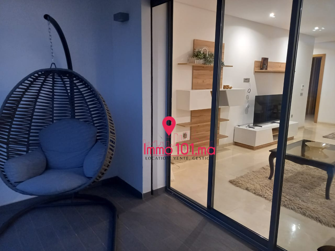 Location appartement meublé à l’Orangeraie - Souissi ZLLAM2355